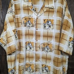 Seals ugly! Wtf Hawaiian style camp shirt 3xl EUC
